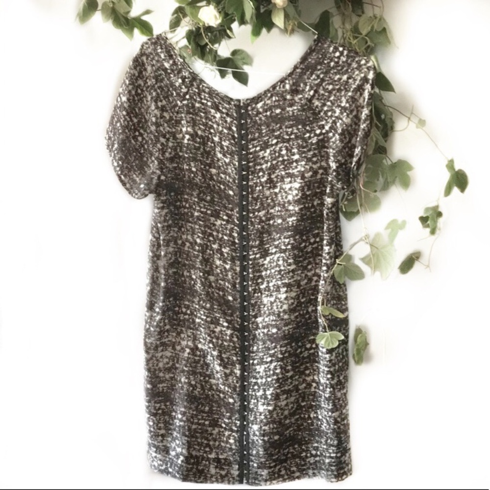 Joie eye & hook back mini dress